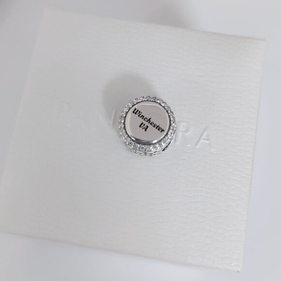 Pandora Snowman Winchester VA Bead Charm Bracelet Pendant S925 Silver with box - Picture 5 of 5